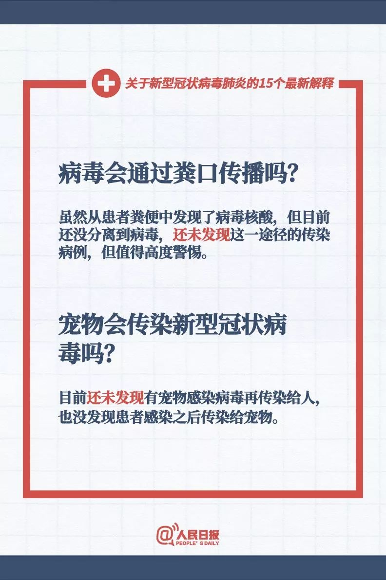 关于新型冠状病毒肺炎的15个最新解释